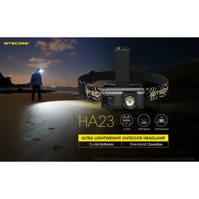 NITECORE HA23 | LED HODELYKT - Arbeidslysno