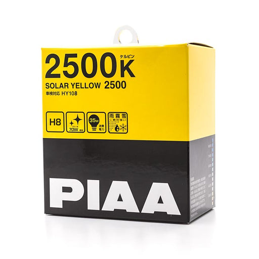 H8 | PIAA 2500K Solar Yellow - Arbeidslysno