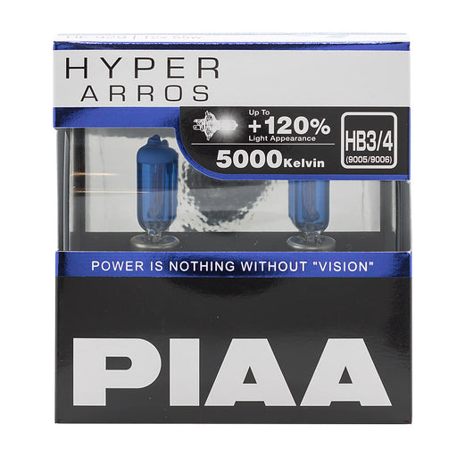 HB3/HB4 | PIAA Hyper Arros 5000K - Arbeidslysno