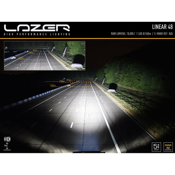 LAZER  ekstralys LED bar ute