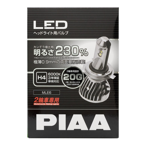 H4 | PIAA Gen2 LED Oppgradering | MC - Arbeidslysno