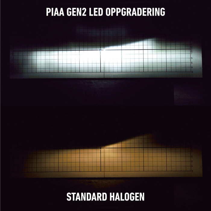 H8/H9/H11/H16 | PIAA Gen2 LED Oppgradering - Arbeidslysno