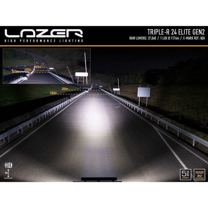 Lazer led bar ekstralys lys på veien
